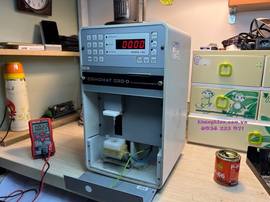 Calibration đường chuẩn cho máy đo áp xuất thẩm thấu Osmomat
